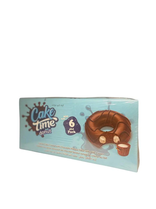 كيك تايم دونات 6قطع بطعم كريمة الحليب Cake time Sufraonline